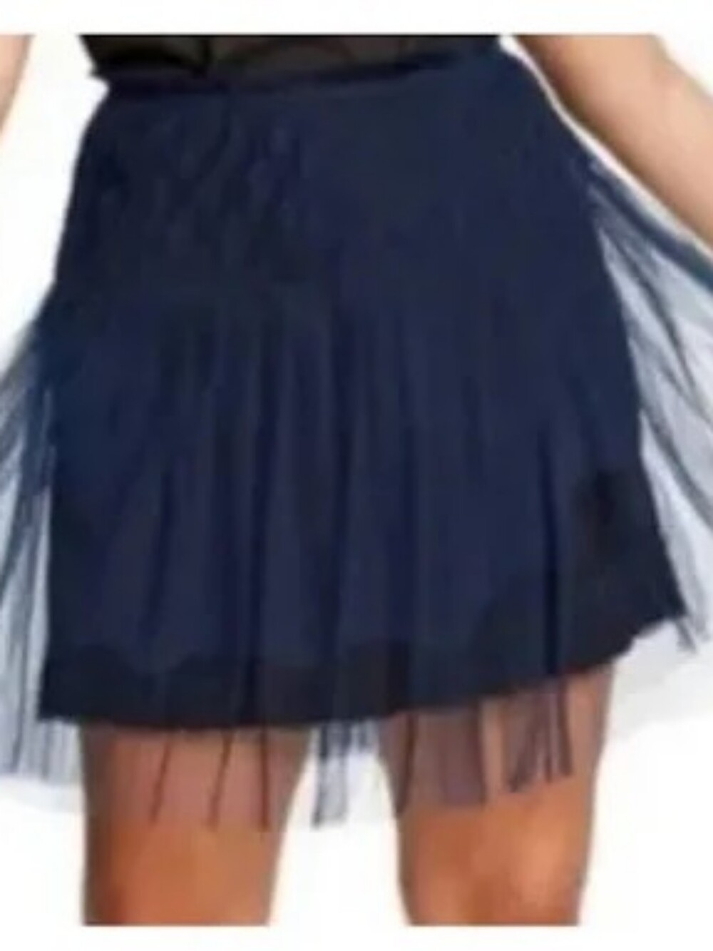 Rodarte for Target Sheer Navy Blue Mini Skirt + Sheer Overlay Top 7
